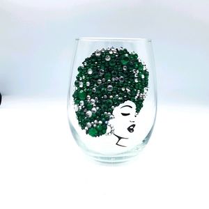 Bejeweled Wine glasses
